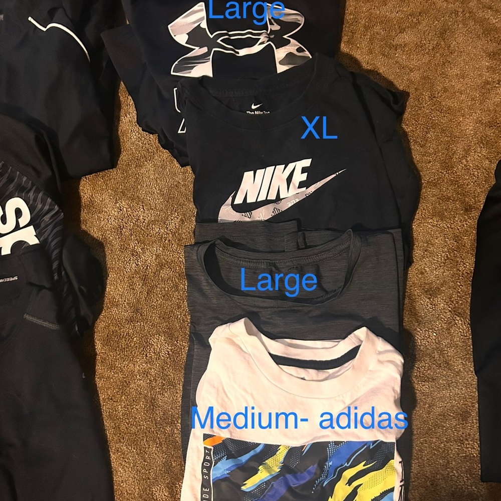 Boys clothes mostly l & xl